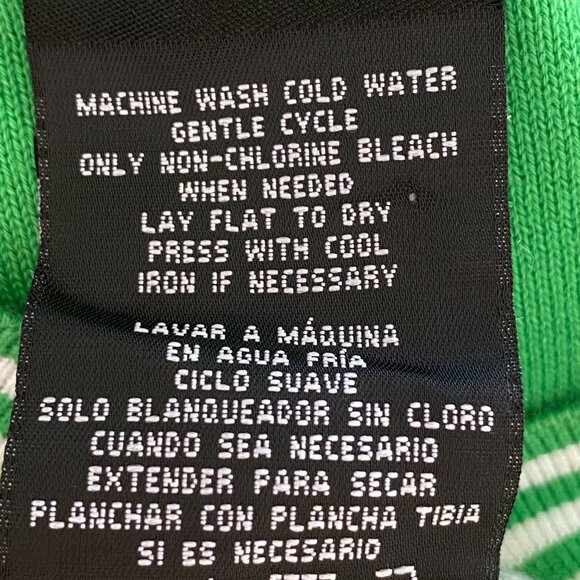 Vintage Polo Jeans Co Ralph Lauren Sweater Wm Green American Flag Preppy Y2K-XL - Picture 12 of 12